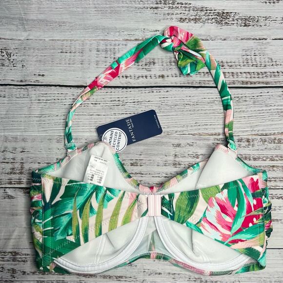 Fantasie Langkawi 30DDD Bandeau Bikini Top Swimsuit Removable Strap New - Picture 3 of 12